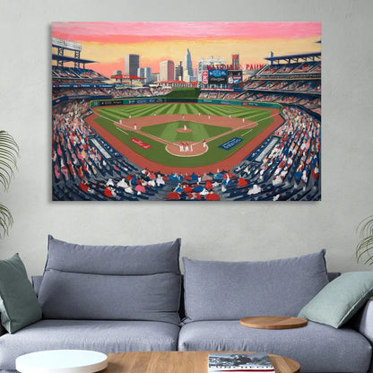 Washington Nationals Baseball Sitting Room - Canvas Wall Art