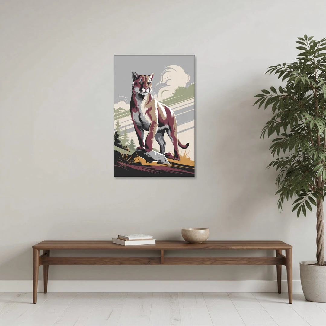 Washington State Cougars Pride - Canvas Wall Art - Coffee Table - 24x36