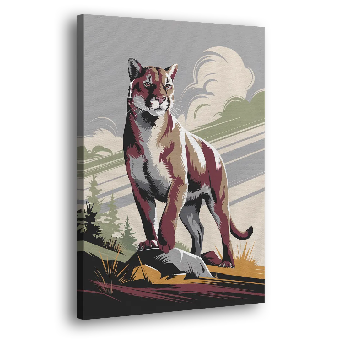 Washington State Cougars Pride Side - Canvas Wall Art
