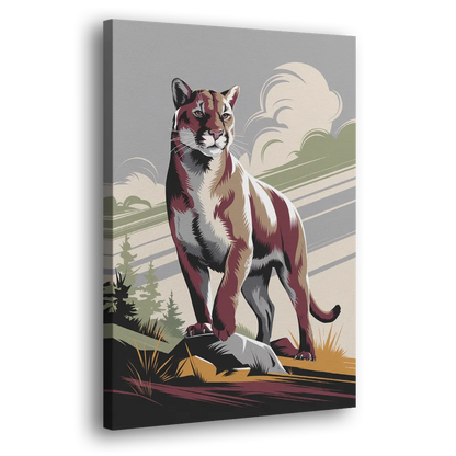 Washington State Cougars Pride Side - Canvas Wall Art