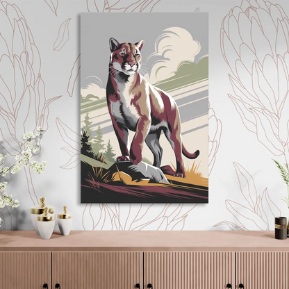 Washington State Cougars Pride Living Room - Canvas Wall Art