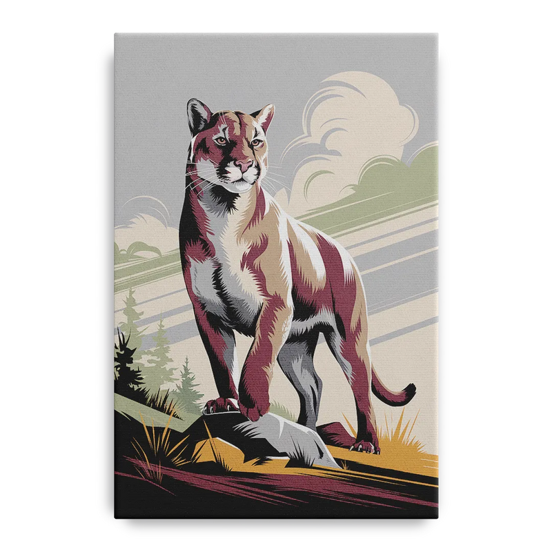 Washington State Cougars Pride Front - Canvas Wall Art