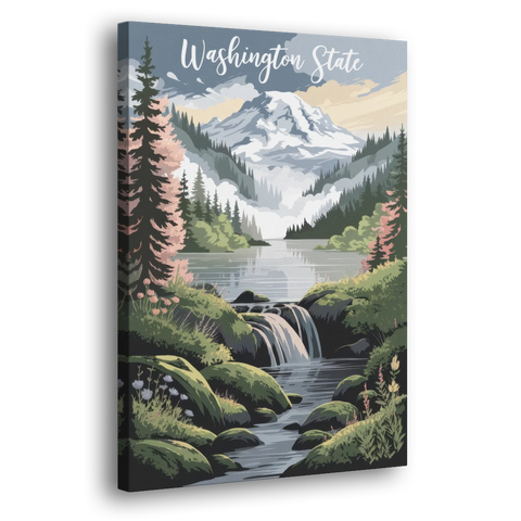 Washington State Nature Scenes - Canvas Wall Art - Side