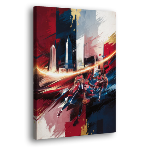Washington Wizards Basketball - Canvas Wall Art - Side