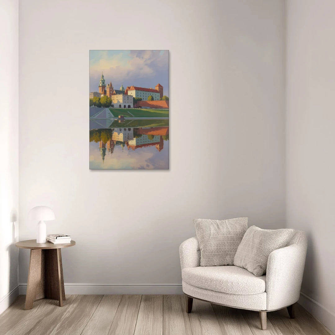 Wawel Castle Majesty - Canvas Wall Art - Sofa - 24x36