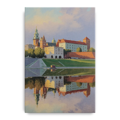 Wawel Castle Majesty Front - Canvas Wall Art