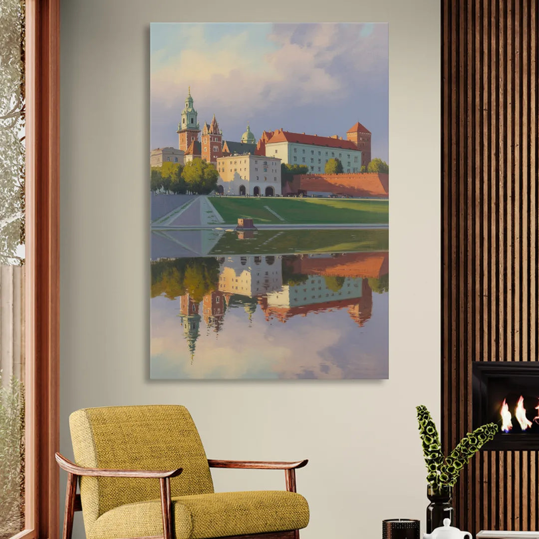 Wawel Castle Majesty Sitting Room - Canvas Wall Art