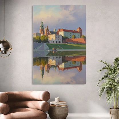 Wawel Castle Majesty Living Room - Canvas Wall Art