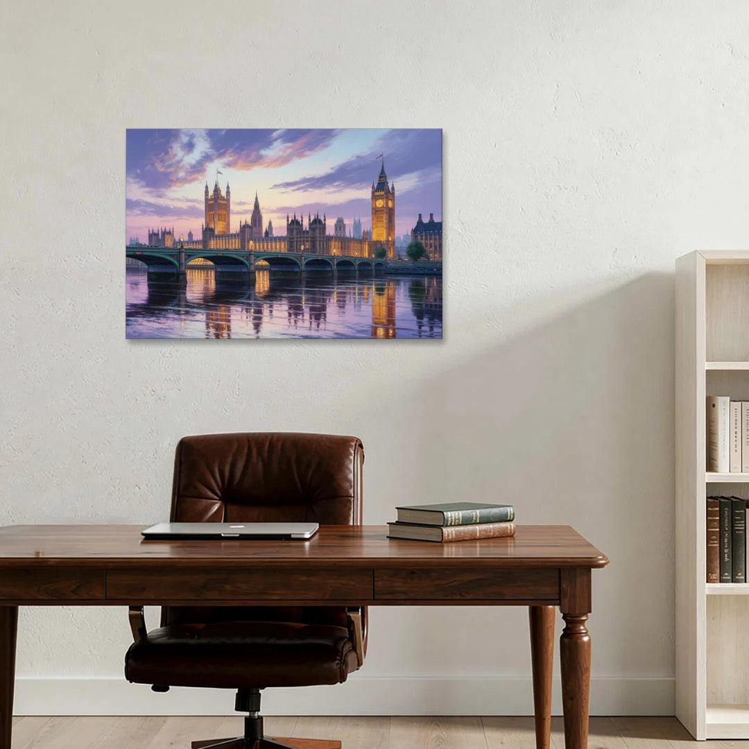 Westminster Glow - Canvas Wall Art - Office - 36x24