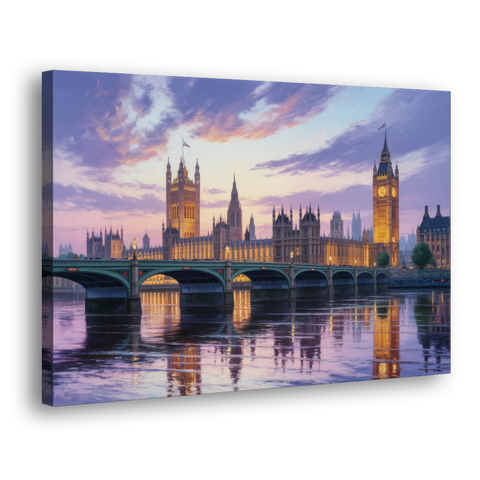 Westminster Glow - Canvas Wall Art - Side