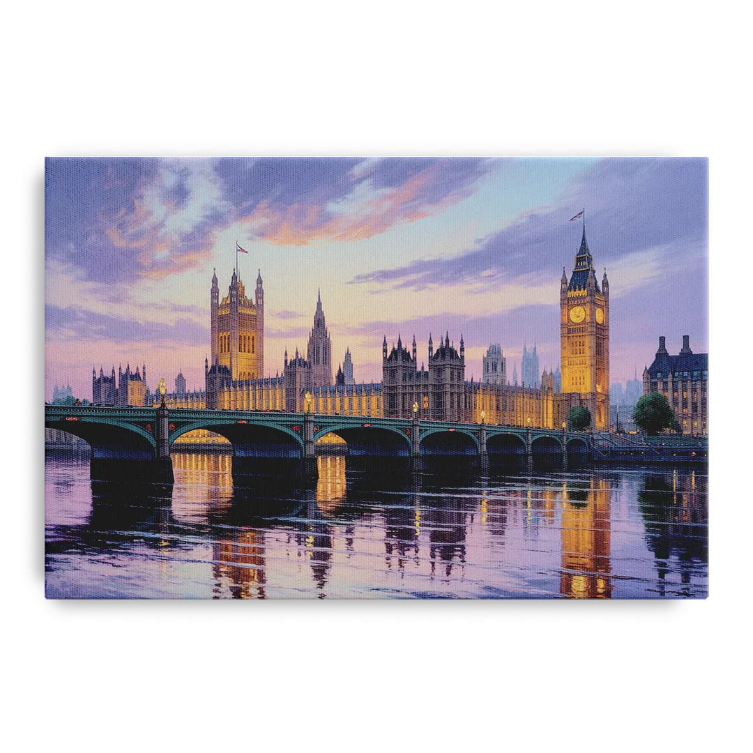 Westminster Glow Front - Canvas Wall Art