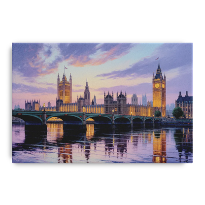 Westminster Glow Front - Canvas Wall Art