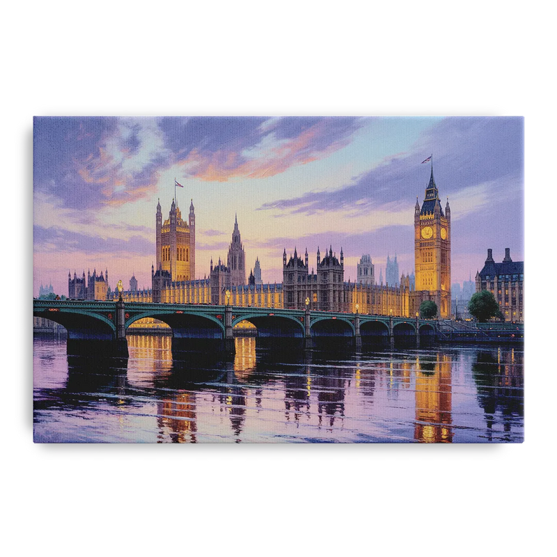 Westminster Glow Front - Canvas Wall Art