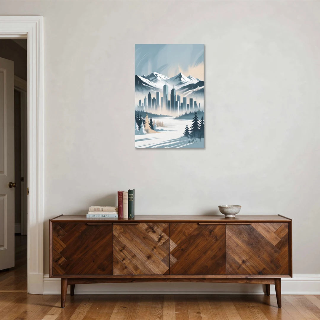Whistler Winter Wonderland - Canvas Wall Art - Coffee Table - 24x36