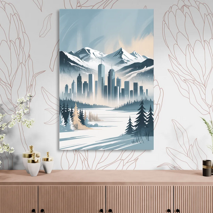 Whistler Winter Wonderland Sitting Room - Canvas Wall Art