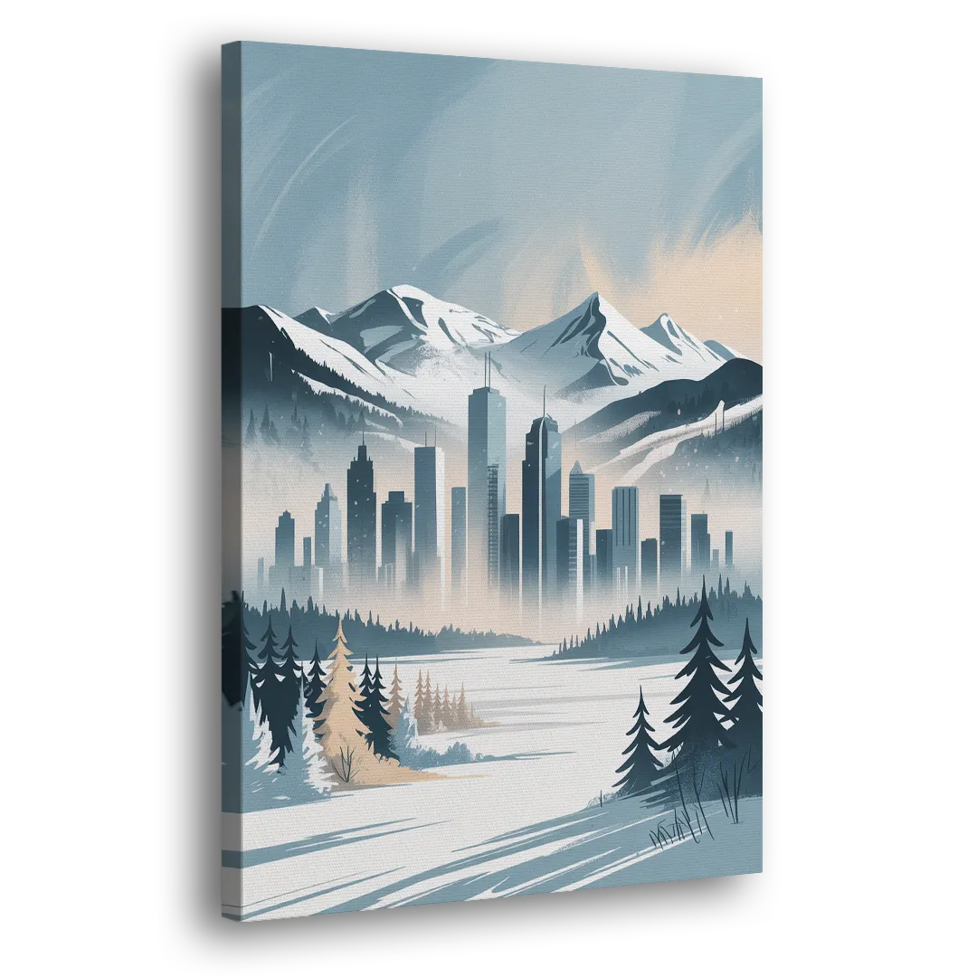 Whistler Winter Wonderland Side - Canvas Wall Art