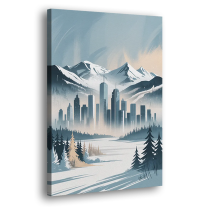 Whistler Winter Wonderland Side - Canvas Wall Art