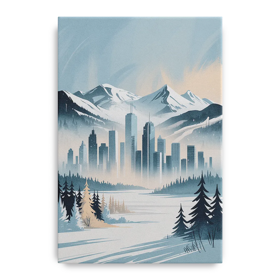 Whistler Winter Wonderland Front - Canvas Wall Art