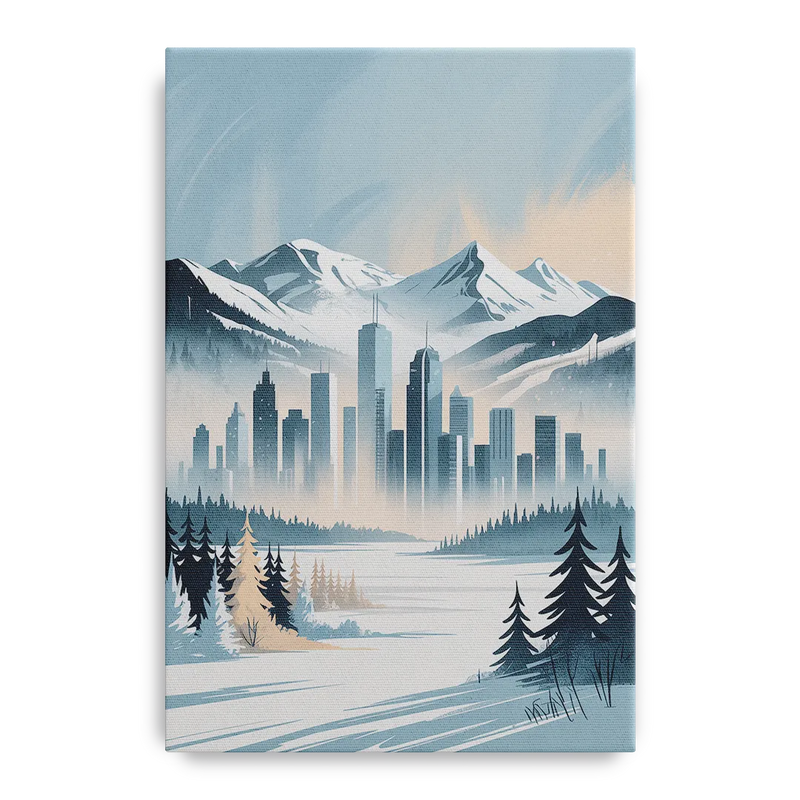 Whistler Winter Wonderland Front - Canvas Wall Art