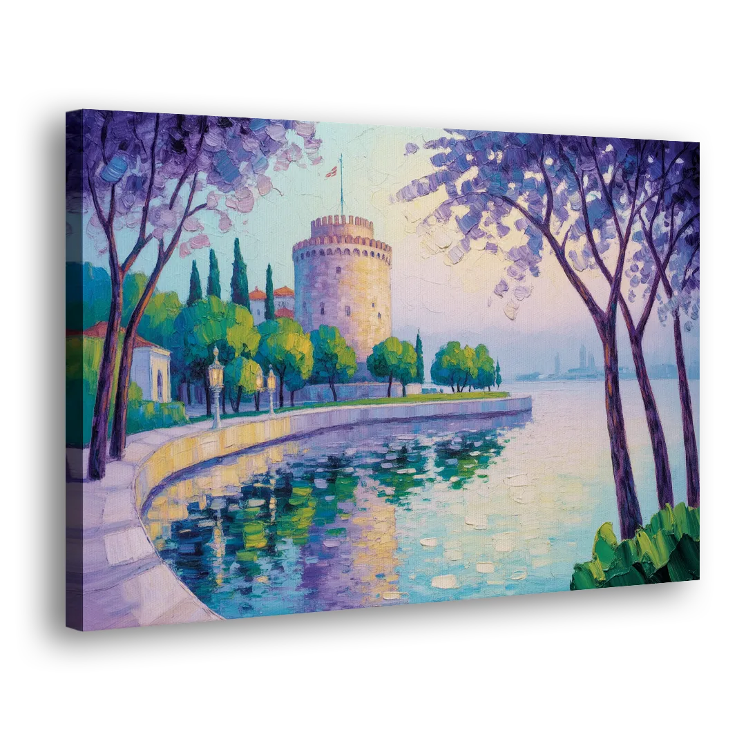 White Tower Serenity Side - Canvas Wall Art
