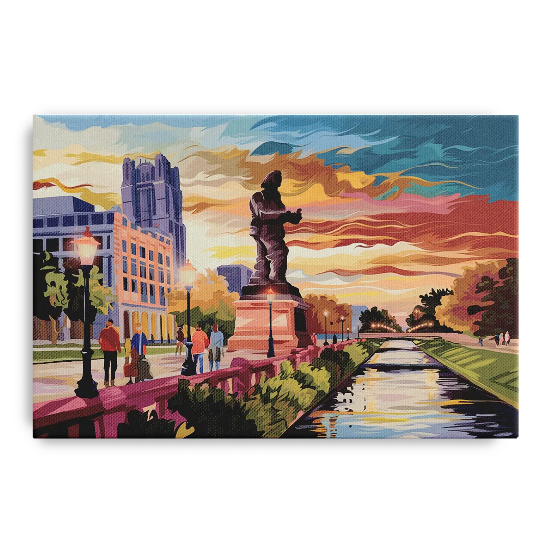 Wichita Historic Landmarks Front - Canvas Wall Art