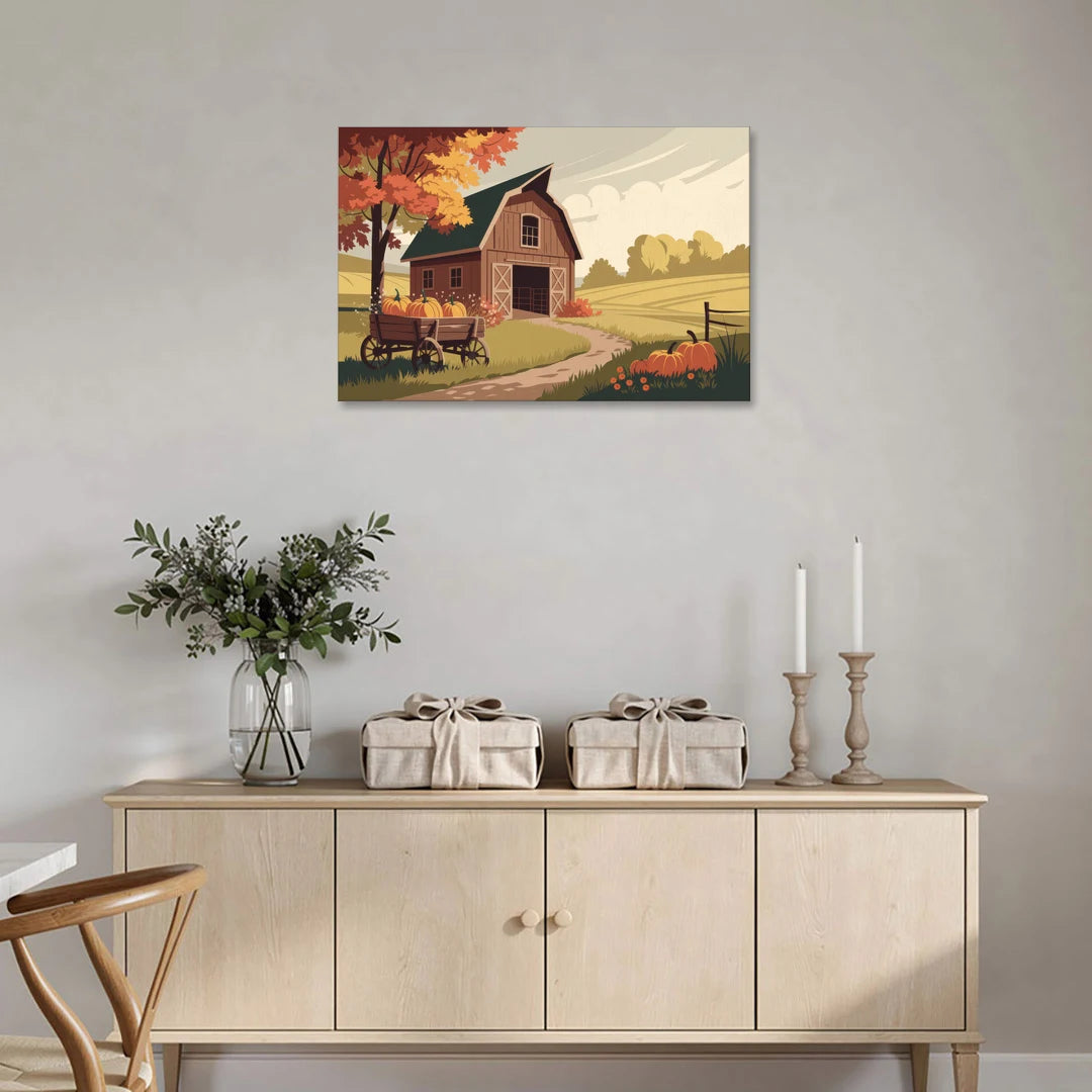 Wichita Rustic Charm - Canvas Wall Art - Coffee Table - 36x24