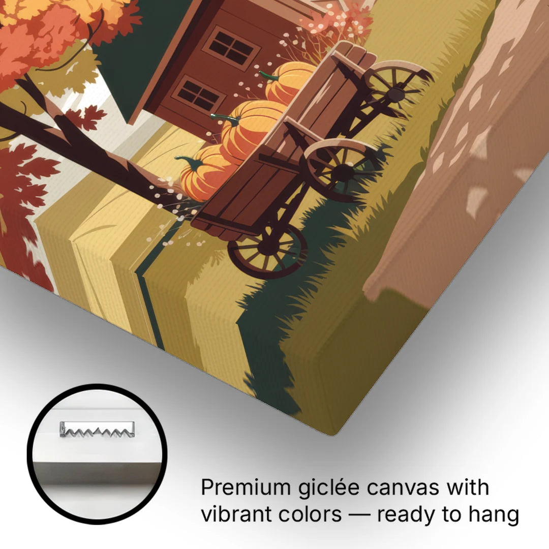 Wichita Rustic Charm - Canvas Wall Art - Gallery Wrap Corner