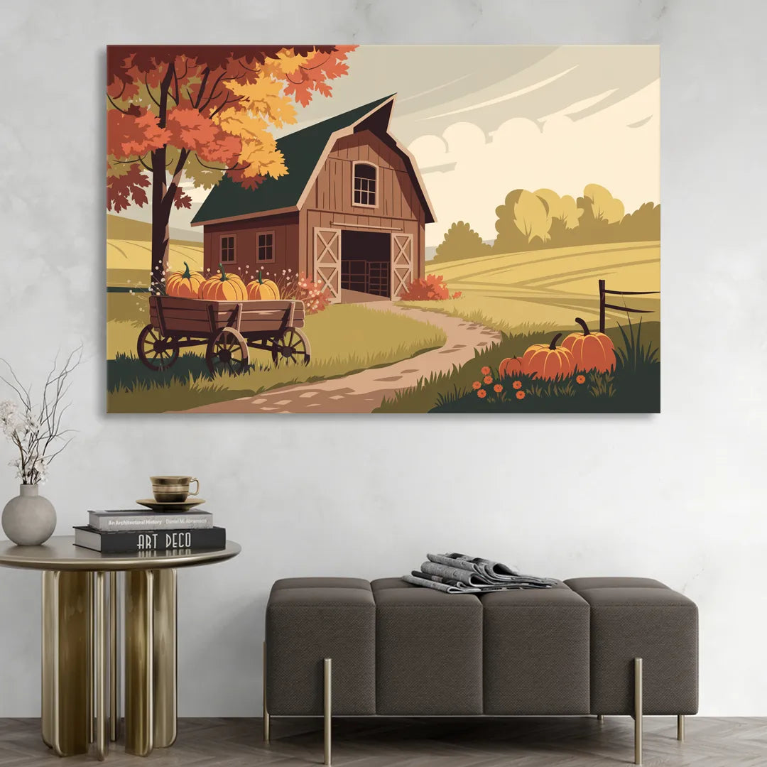 Wichita Rustic Charm Sitting Room - Canvas Wall Art