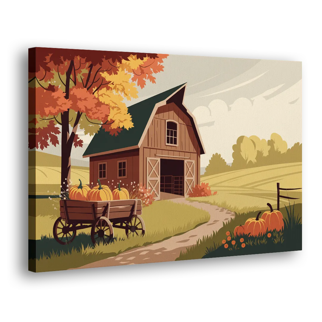 Wichita Rustic Charm Side - Canvas Wall Art