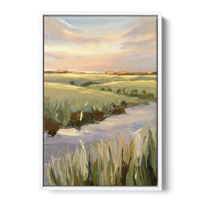 Wichita Scenic Horizons Front - White Canvas Wall Art