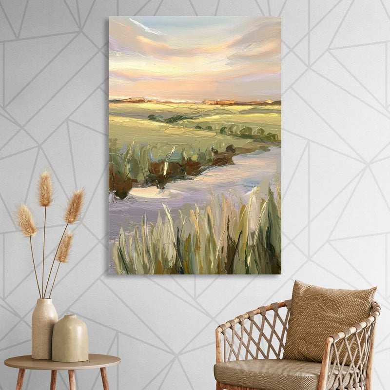 Wichita Scenic Horizons Sitting Room - Canvas Wall Art
