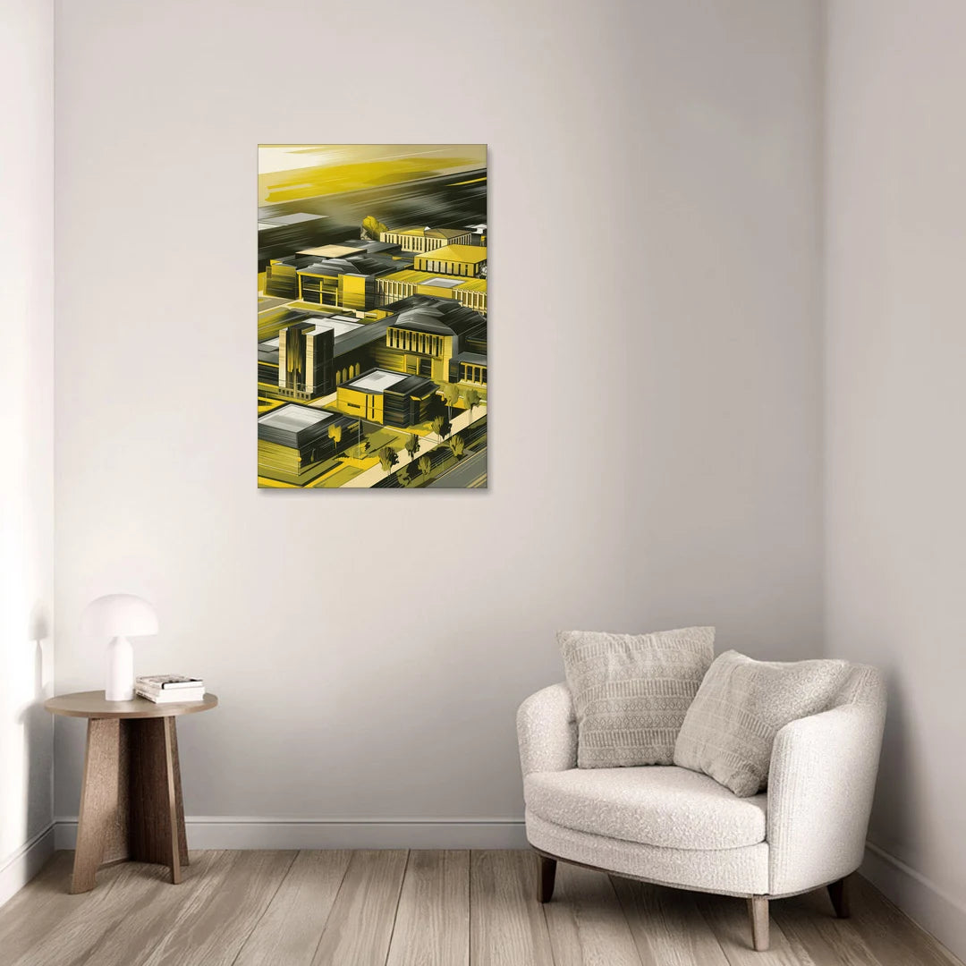 Wichita State Shockers Pride - Canvas Wall Art - Sofa - 24x36