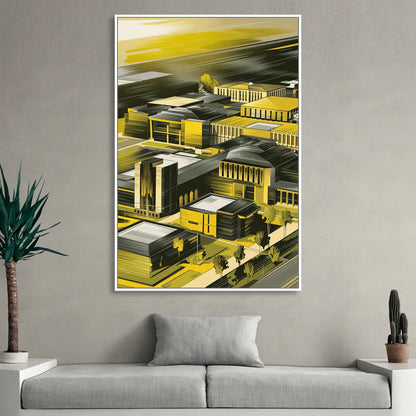 Wichita State Shockers Pride Living Room - White Canvas Wall Art