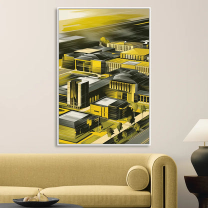 Wichita State Shockers Pride Sitting Room - White Canvas Wall Art