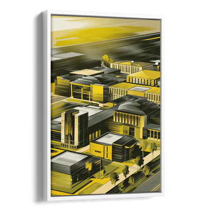 Wichita State Shockers Pride Side - White Canvas Wall Art