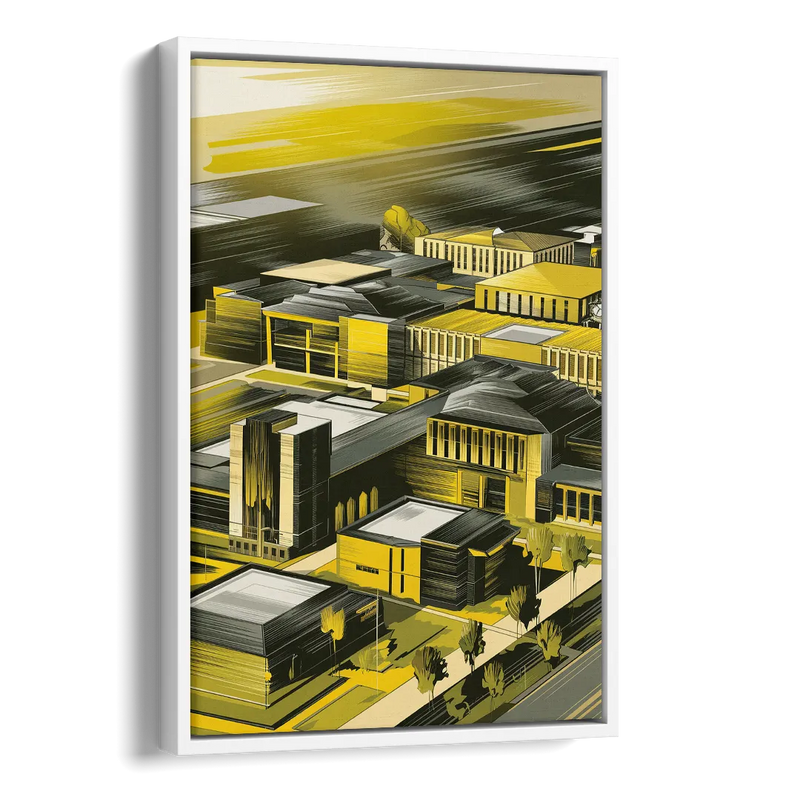 Wichita State Shockers Pride Side - White Canvas Wall Art