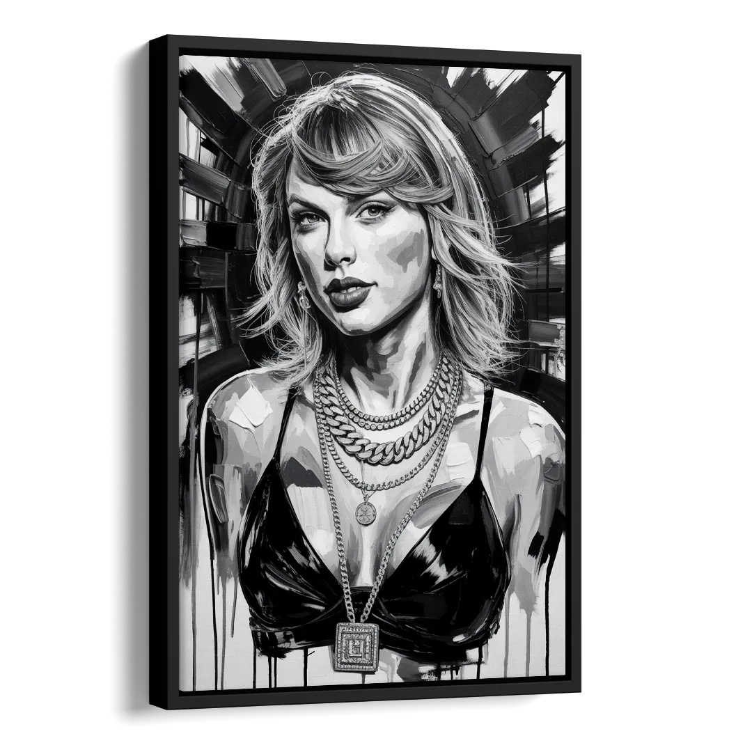 Wild Dreams 2.0 Side - Black Canvas Wall Art