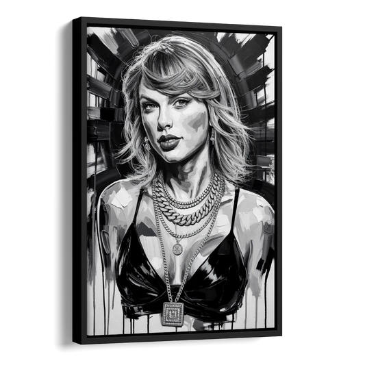 Wild Dreams 2.0 Side - Black Canvas Wall Art