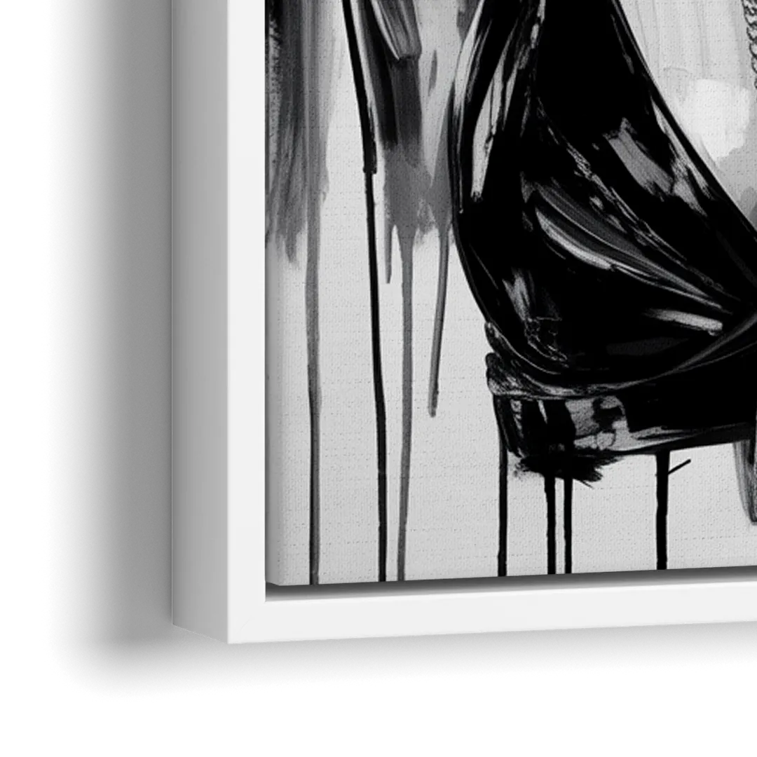 Wild Dreams 2.0 - Close-Up White Frame Canvas