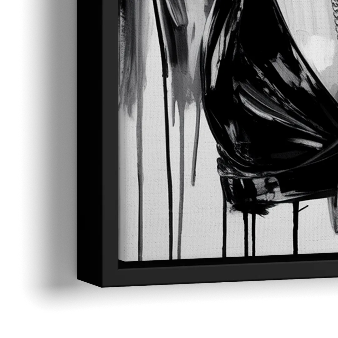 Wild Dreams 2.0 - Close-Up Black Frame Canvas