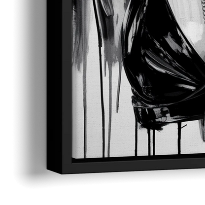 Wild Dreams 2.0 - Close-Up Black Frame Canvas