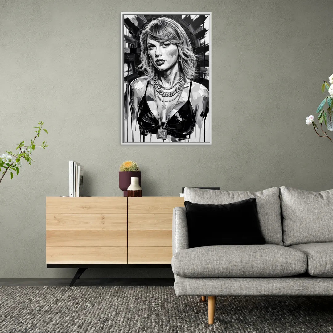 Wild Dreams 2.0 - Living Room White Frame Canvas