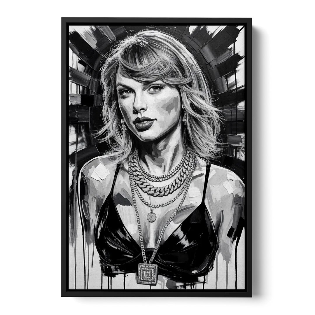 Wild Dreams 2.0 Front - Black Canvas Wall Art
