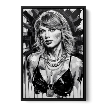 Wild Dreams 2.0 Front - Black Canvas Wall Art