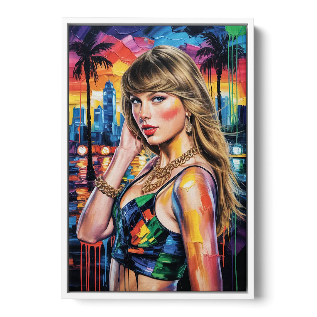 Wild Dreams - White Frame Canvas