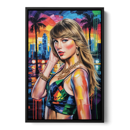 Wild Dreams Front - Black Canvas Wall Art