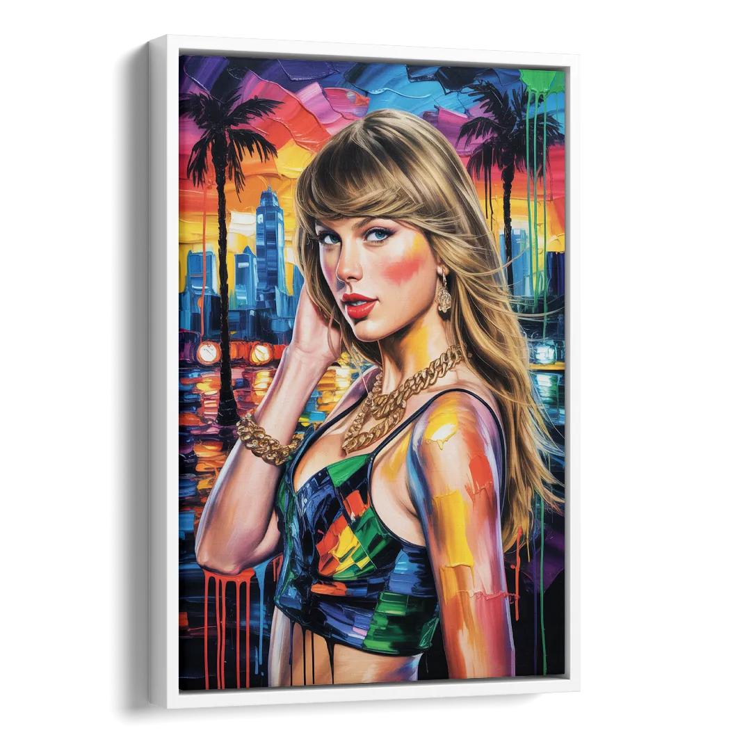 Wild Dreams Side - White Canvas Wall Art