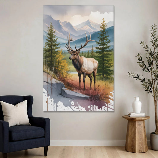 Wildlife of Jasper - Canvas Wall Art - Sofa - 40x60