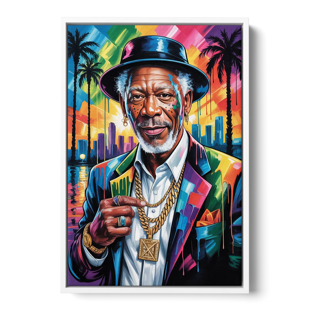 Wisdom Light 2.0 Front - White Canvas Wall Art