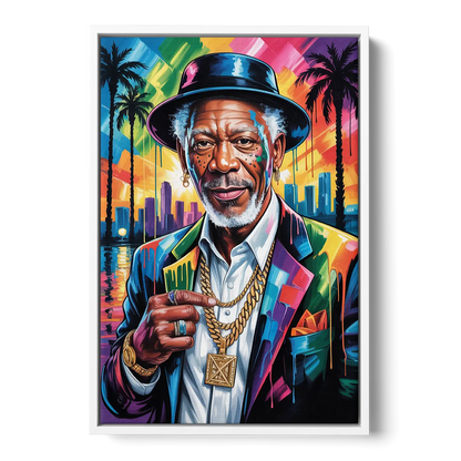 Wisdom Light 2.0 Front - White Canvas Wall Art